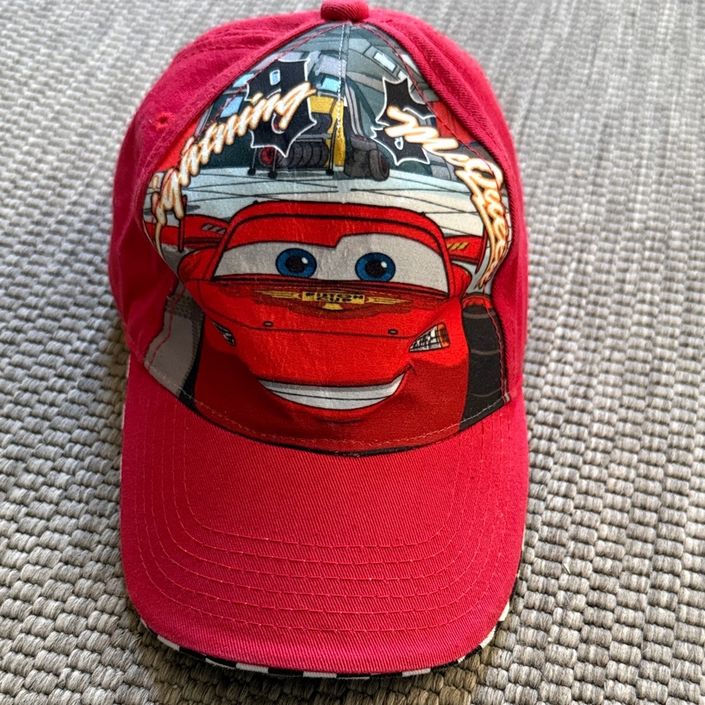Disney Cars Lightning McQueen Red Kids Baseball Hat